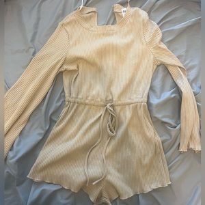 Cream Romper